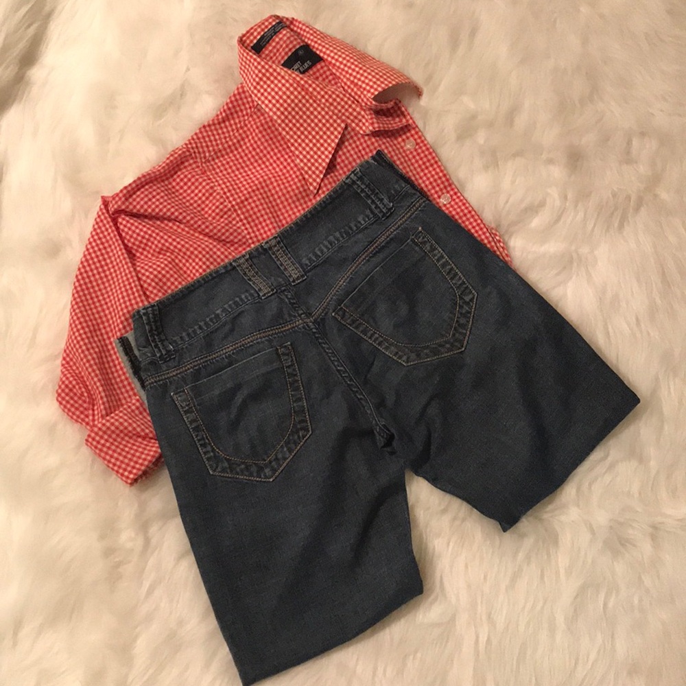 London Cropped Jeans Premium Collection Sz 0